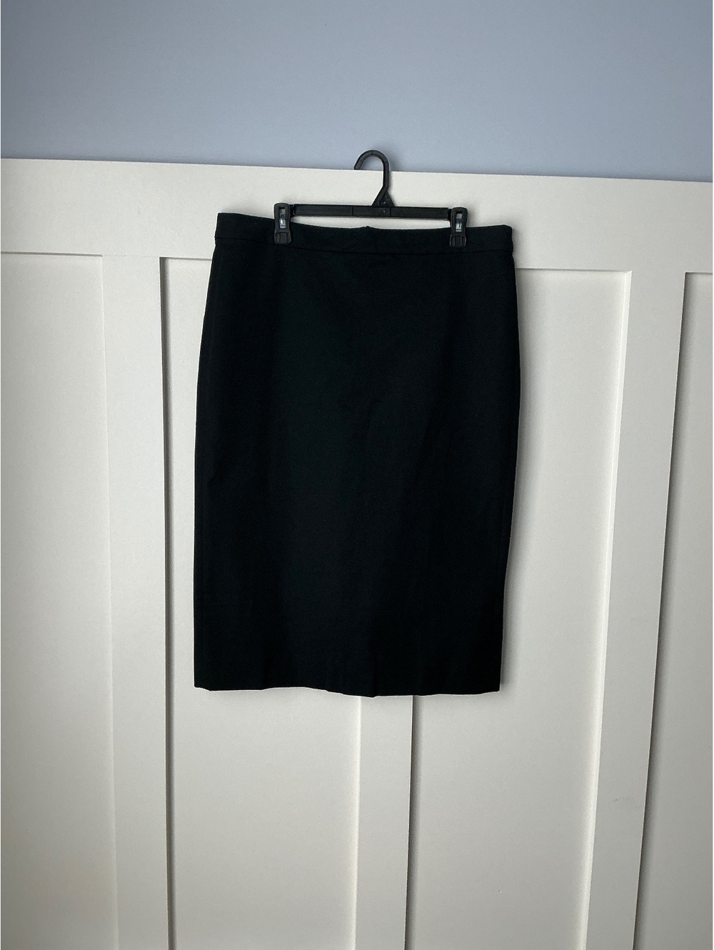 J.Crew Black Straight Pencil Skirt Size 16